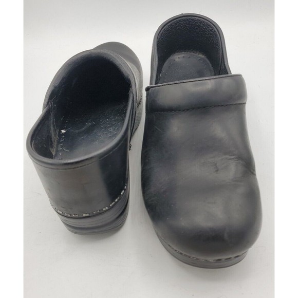 Dansko Professional Oiled Clog Size 39 / Women's US 8.5-9 Black - Picture 7 of 16